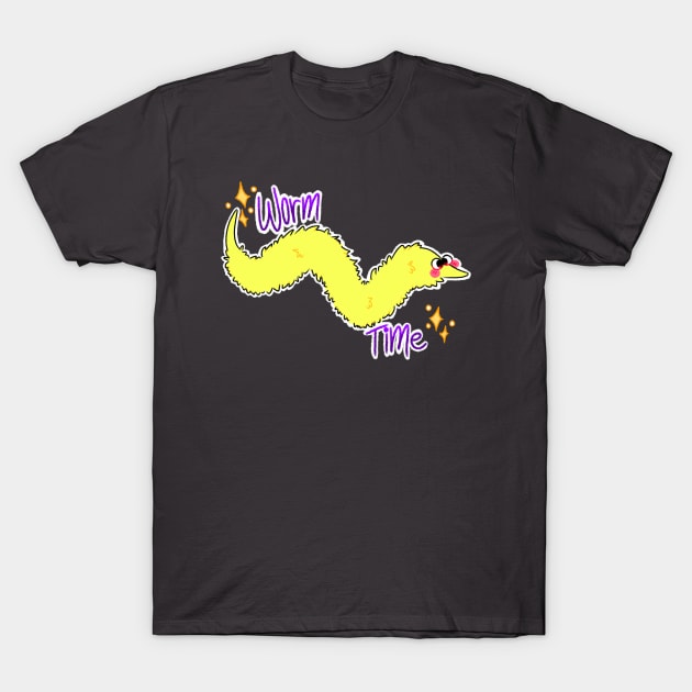 Worm Time T-Shirt by Nullkunst